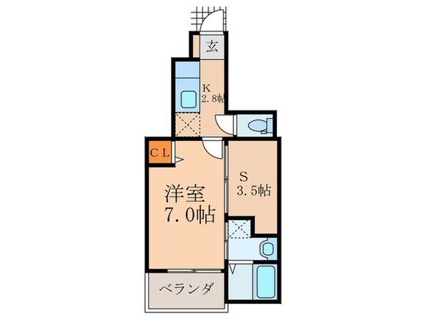 モデッサ８０の物件間取画像